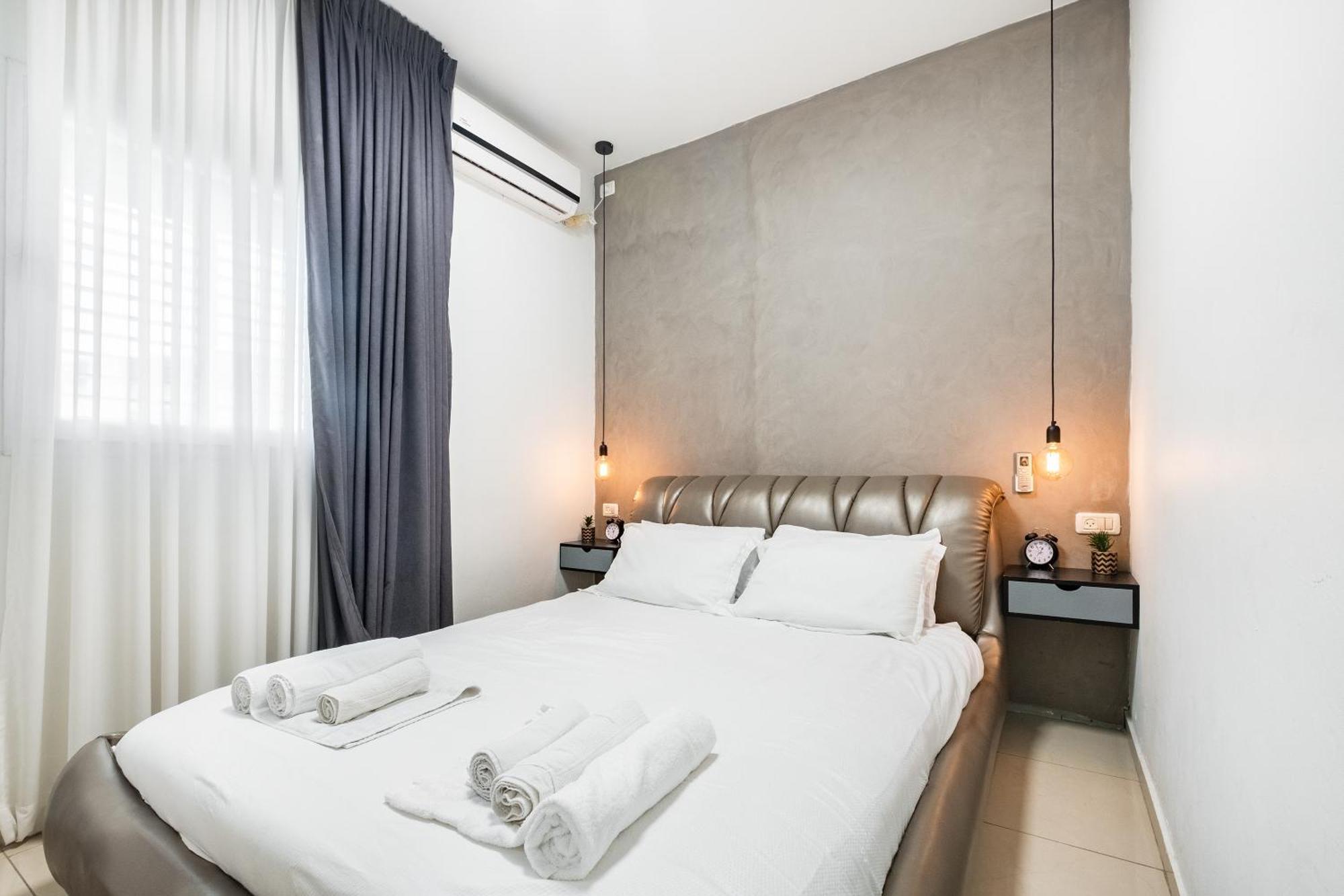 Premium 1Bd Apartment Near The Beach W/Balcony テル・アビブ エクステリア 写真